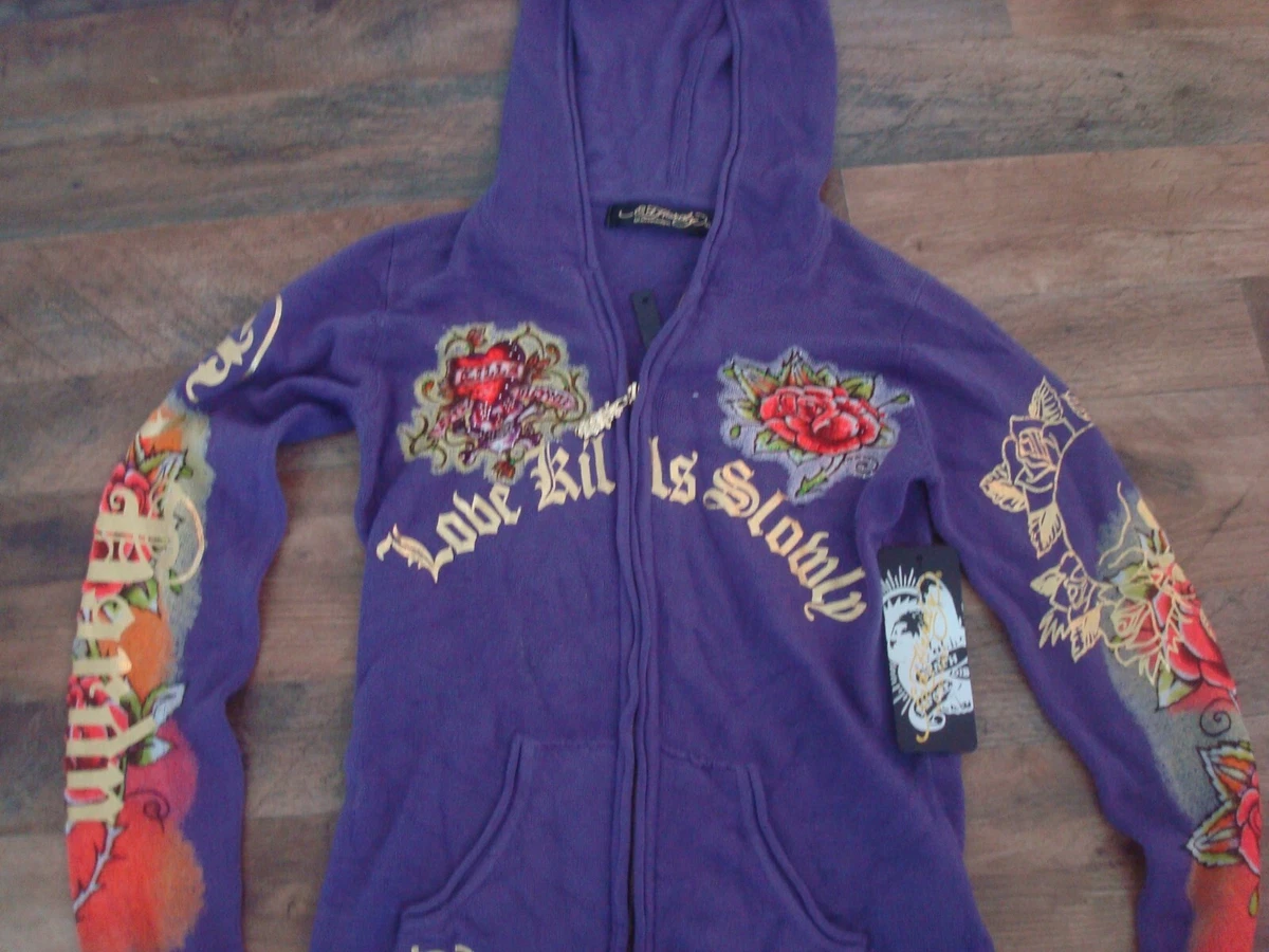 Ed hardy best sale hoodie ebay