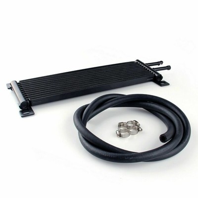 Universal Engine Oil Cooling Transmission Power Steering 4 Row Radiator ...