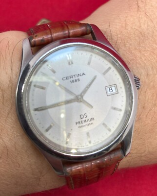 Montre Certina DS 1888 Vintage - Modèle 250.7132.42, Quartz, Verre Saphir, Neuve Avec étiquettes
