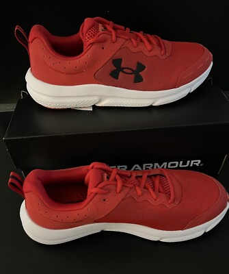 New Under Armour Shoes UA Charged Assert 10 Running Shoe Size 11 RED
