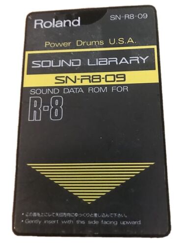 Roland SN-R8-09 Power Drums USA ROM Card for Roland R-8 (R8) Drum Machine - Picture 1 of 3