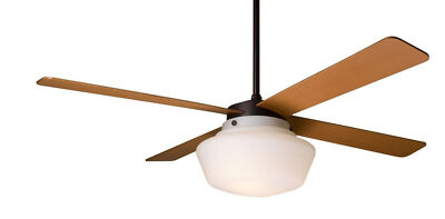 MODERN FAN DECKENVENTILATOR SCHOOLHOUSE RB 130 CM 8 Stufen FB Wärmerückgewinnung