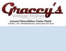 -Frost Blue- Gracey's Vintage Finishes Nitrocellulose Guitar Lacquer.