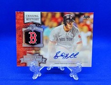 2013 Topps Chasing History Brock Holt #CHA-BH Certified Authograph Baseball Card