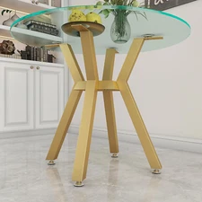 Metal Table Base，Modern Coffee Table Legs 28 Inch, Dining Table Legs for Glass,