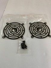 Computer 3.5" Fan Cover Metal Yin-Yang Design, Set Of 2 with screws, Brand New