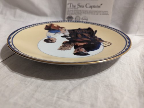 Norman Rockwell's "The Sea Captain" Collector's Plate, by the Bradford Exchange - Picture 4 of 14