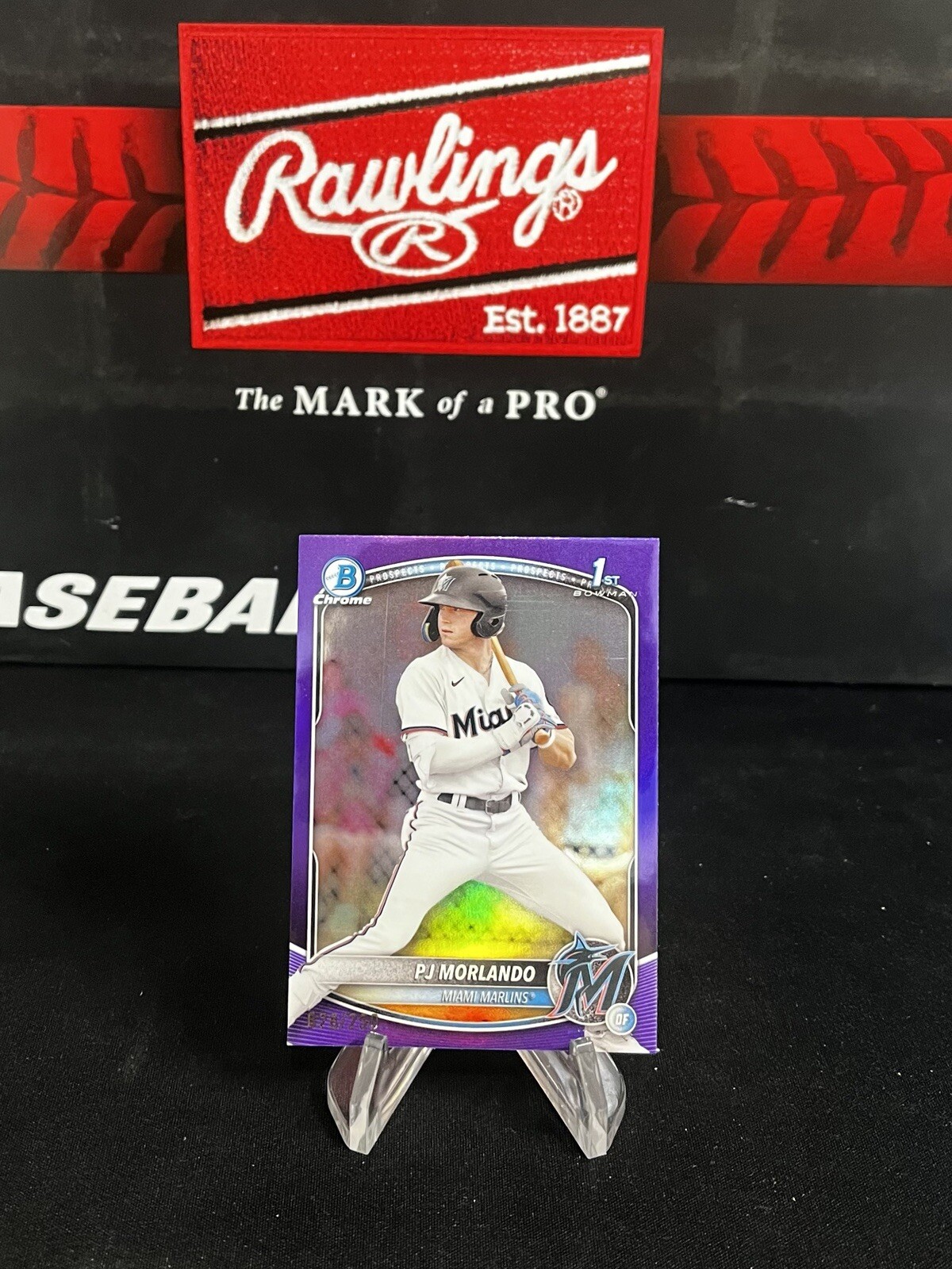2025 Bowman Chrome 1st PJ Morlando Purple Refractor /250 #BCP-91