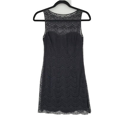 Armani Exchange Women's Sz 2 Little Black Dress Lace Scallop Cocktail Party | eBay Armani Exchange Women's Sz 2 Little Black Dress Lace Scallop Cocktail Party | eBay