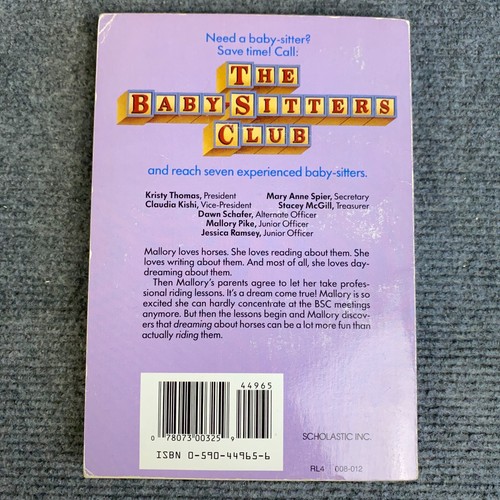 Baby Sitters Club Ann M. Martin CHOOSE Your TITLES Save Post Buy 2 Get 1 FREE❤ - Picture 94 of 157