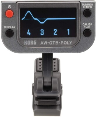 Korg AW-OTB Polyphonic Clip-on Bass Tuner, New!
