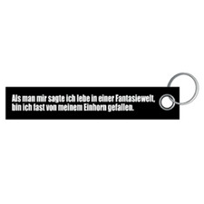 When I Was Told Fantasy World Keyring Lanyard 3x16cm