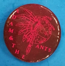 Adam & The Ants RARE! Ant Music For Sex People Pin/Button/Pinback -1 1/2 x 1 1/2