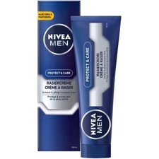 Nivea Men Protect & Care Shaving Cream -1 tube - 100ml- FREE SHIPPING