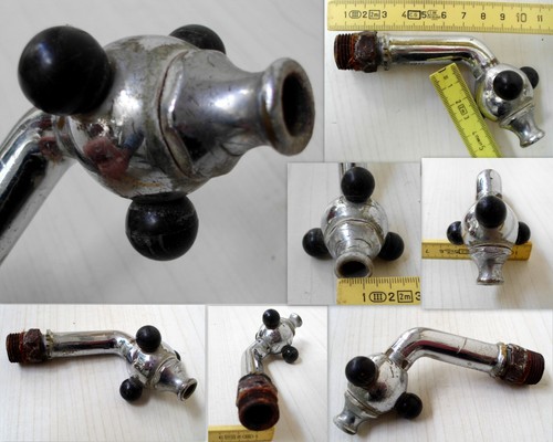ANTICO RUBINETTO VINTAGE CROMATO VECCHI RUBINETTI DA CUCINA BAGNO COLLEZIONE - Foto 8 di 8
