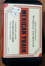 Mexican Train Dominoes Double 12 + Three More Games 2008 Travel Size NEW