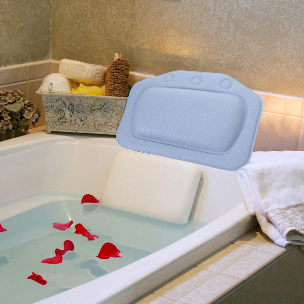 2 Pcs Soaking Tube Pillows Bathtub Headrest Bathroom Comfortable eBay