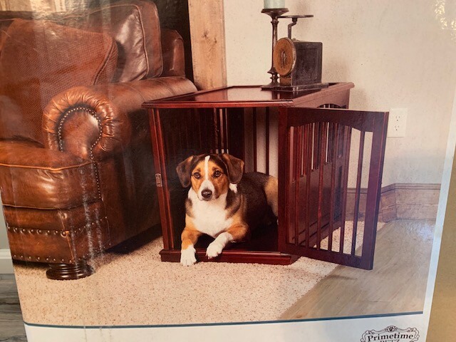 primetime petz end table crate