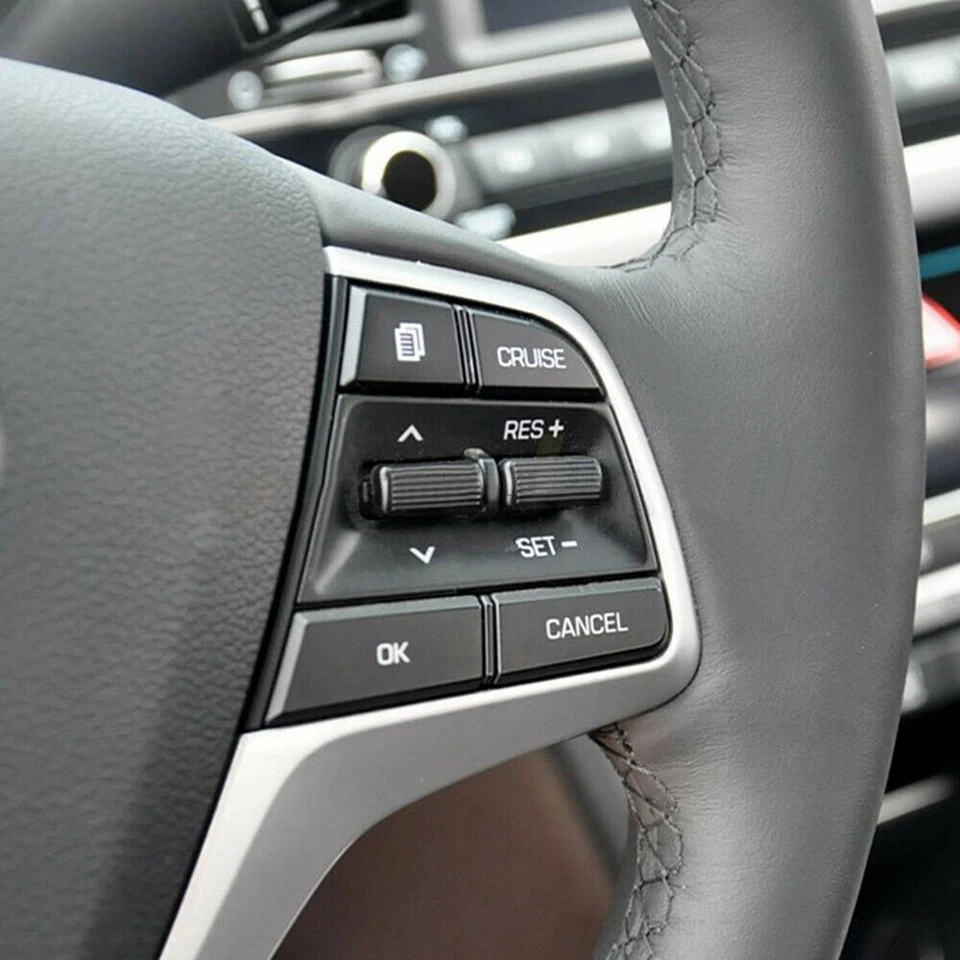 For Hyundai Accent Elantra 2017-2018 Steering Wheel Cruise Control Switch Button Foto 3 de 4