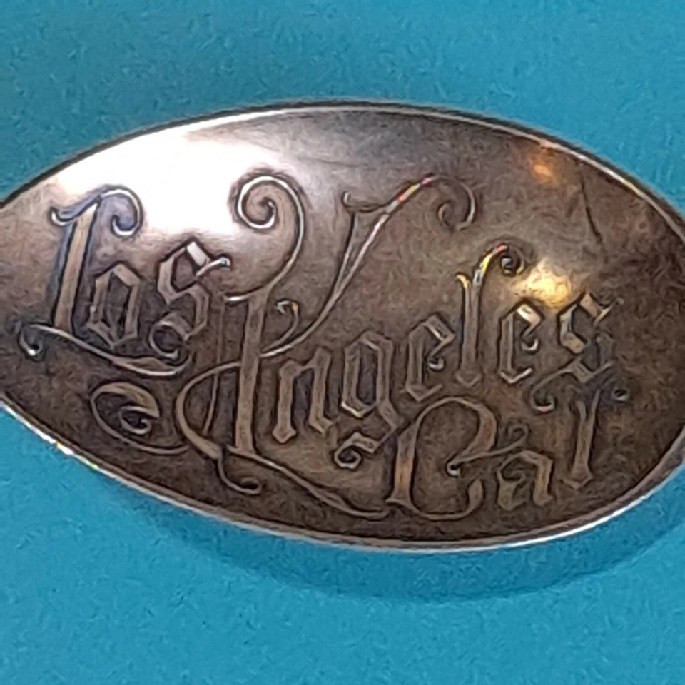 Vintage Los Angeles California Sterling Silver Collctors Spoon D5 - Image 3 of 4