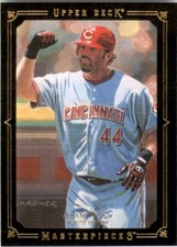 2008 Upper Deck Masterpieces Framed Black #24 Adam Dunn Cincinnati Reds