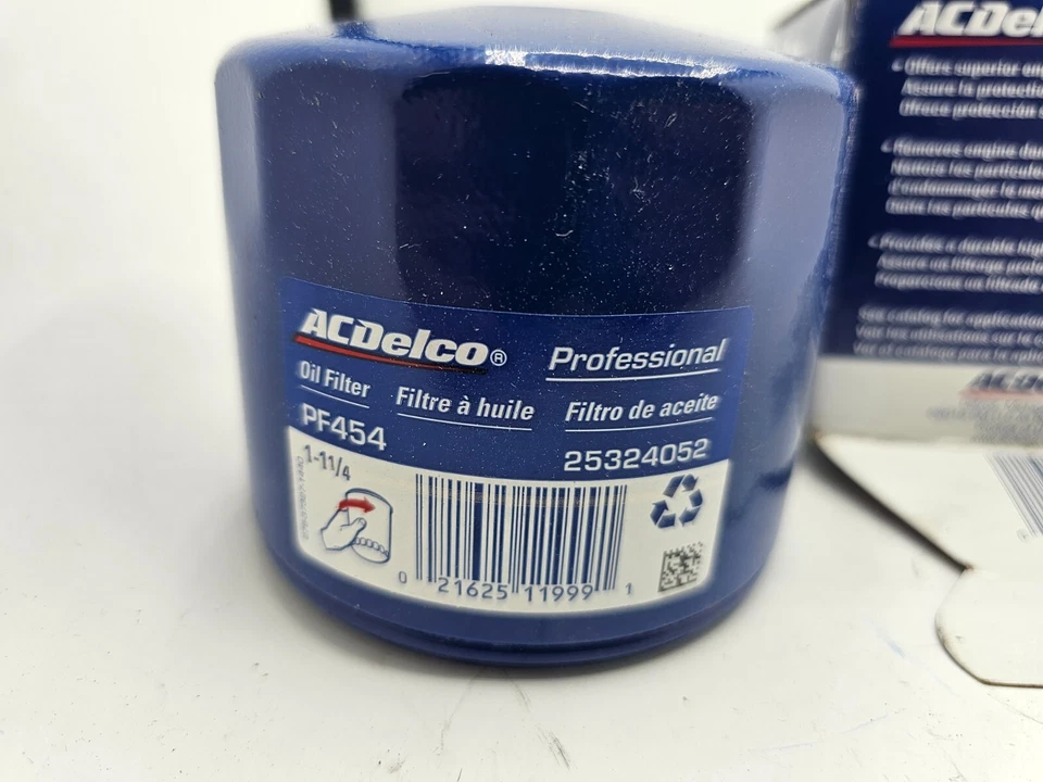 Filtro de aceite ACDelco PF454 25324052 para Buick Cadillac Chevy GMC Olds Pontiac Foto 2 de 4