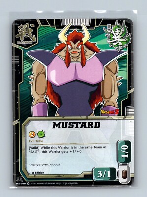 Dragon Ball CCG - Mustard WA-089 - Bandai The Awakening 2008 DBZ