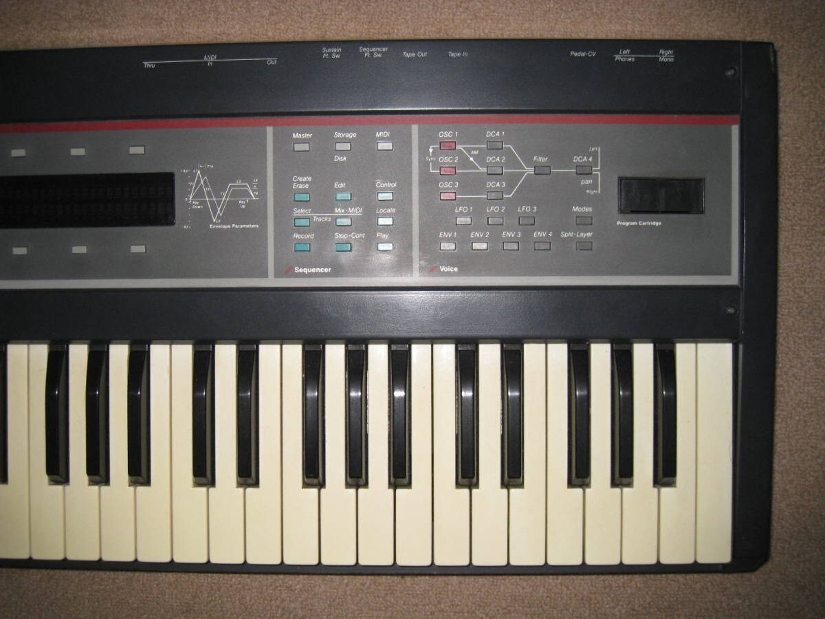 Ensoniq SQ-80 Keyboard Synthesizer Vintage SQ80 Digital 8