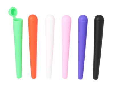 5 - 36 Cone Hüllen KING SIZE Tube konisch Zigaretten Hülle Box Kunststoff Tube