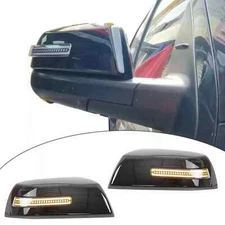 Side Mirror Cover with Led Dynamic Sequential Strip for Tundra 2007-2021