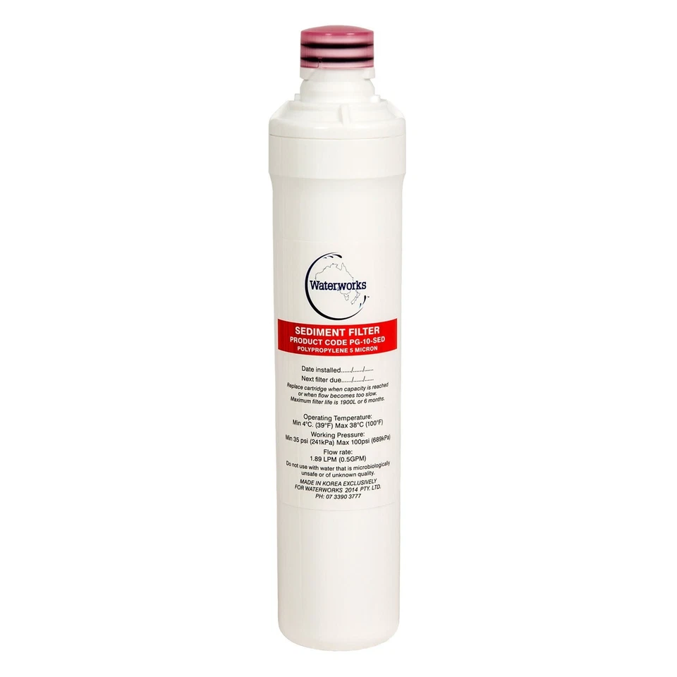 Waterworks Aquanet Sediment + Carbon Water Filter PG-1+5-CARB PG-10-SED Filters - image 2 of 4