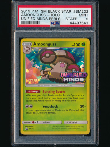 Amoonguss graded PSA 9 for sale on eBay