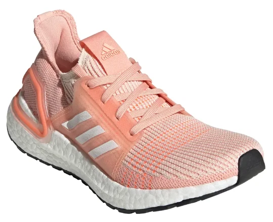 Adidas Kids Size 5 Ultraboost 19 Running Shoes in Pink N1879