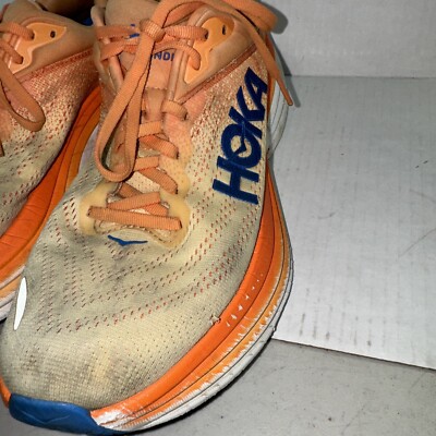 Hoka One One Bondi 8 Mens Size 10.5 D Sharkskin Harbor Mist 
