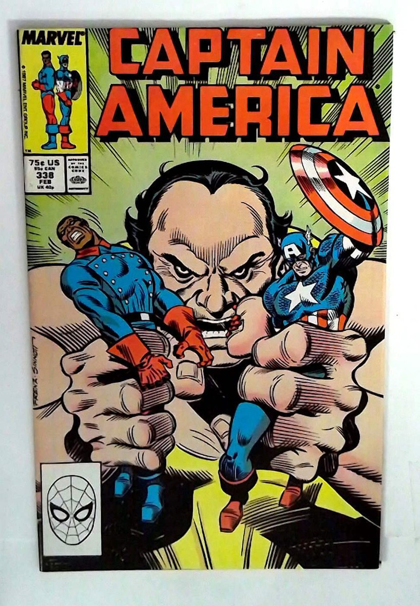 キャプテンアメリカ Captain America #338 (1988) Marvel Comics 9.2 NM- Bucky Anthony