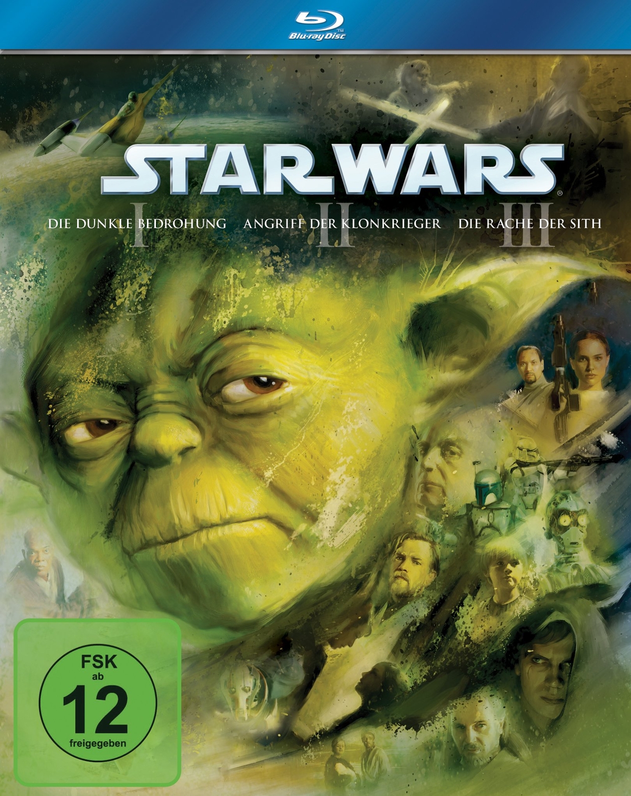 Star Wars - Trilogie 1-3 [3 BRs] - (GERMAN IMPORT) (Blu-ray) Liam Neeson