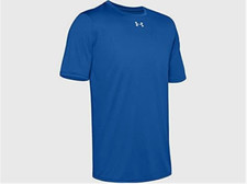 UNDER ARMOUR MENS SHORT SLEEVE LOCKER TEE 2.0 HEATGEAR BLUE SIZE MEDIUM NWT