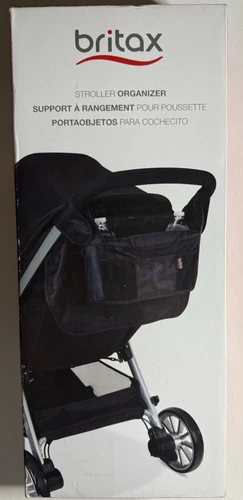 Britax Stroller Organizer with Insulated Cup Holders | Large Center Compartment - Picture 1 of 9