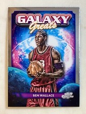 Ben Wallace 2023-24 Topps Chrome Cosmic Galaxy Greats Card No GG-20