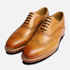 Oliver Sweeney Wingcap Oxford Brogues in Tan