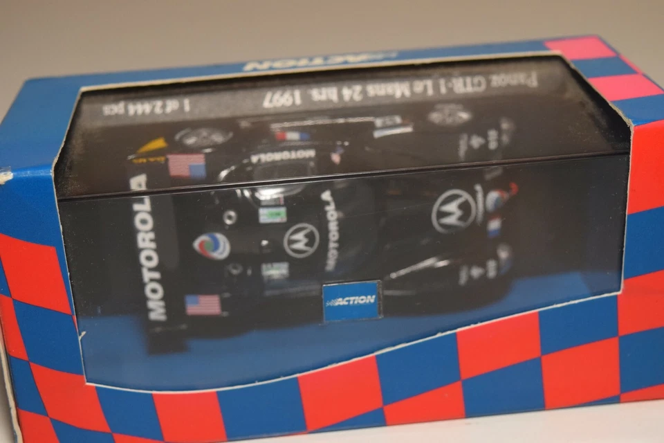 WW 1:43 ALTAYA IXO PANOZ GTR-1 24H DU LE MANS 1997 EQUIPO PRESAS SIN USAR, EN CAJA Foto 2 de 4