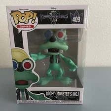 Funko Pop Vinyl Games Disney Kingdom Hearts 3 Goofy Monsters Inc.Figure #409