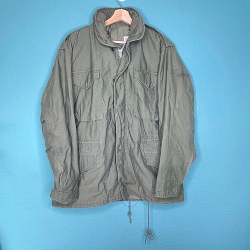 US Military Field Coat M1965 Men's with Hood Regular Medium
