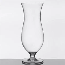 Libbey Infinium Tritan Plastic 16oz Hurricane Cocktail Glasses #92421 - Set of 4