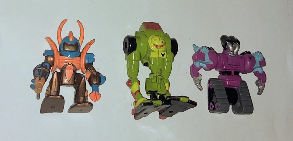 Zbots Galoob Z-bot 3 Figure Vintage lot #13 - Image 2 of 3