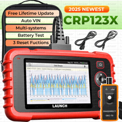 LAUNCH CRP123X Elite Car OBD2 Scanner Code Reader Engine ABS SRS Diagnostic Tool