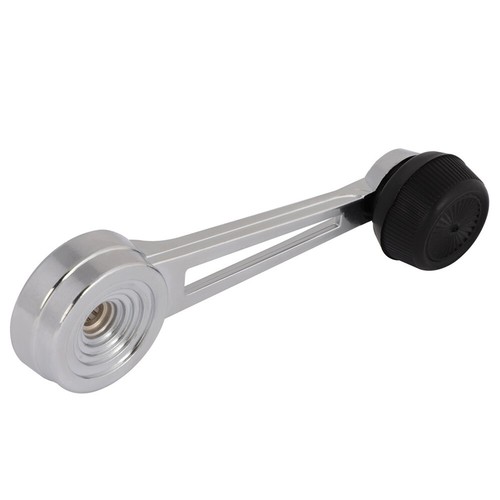 2 PCS Chrome White Inside Left Right Side Window Crank Handle For Ford