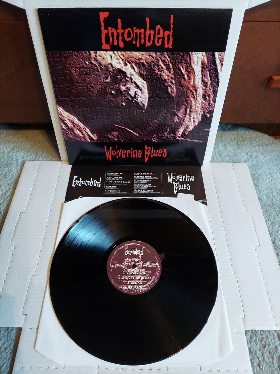 ENTOMBED Wolverine Blues 1st Pressing w/Insert EARACHE 1993