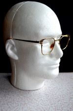 1950s bausch and lomb gold filled eyglass frame no 6 on bows ray ban