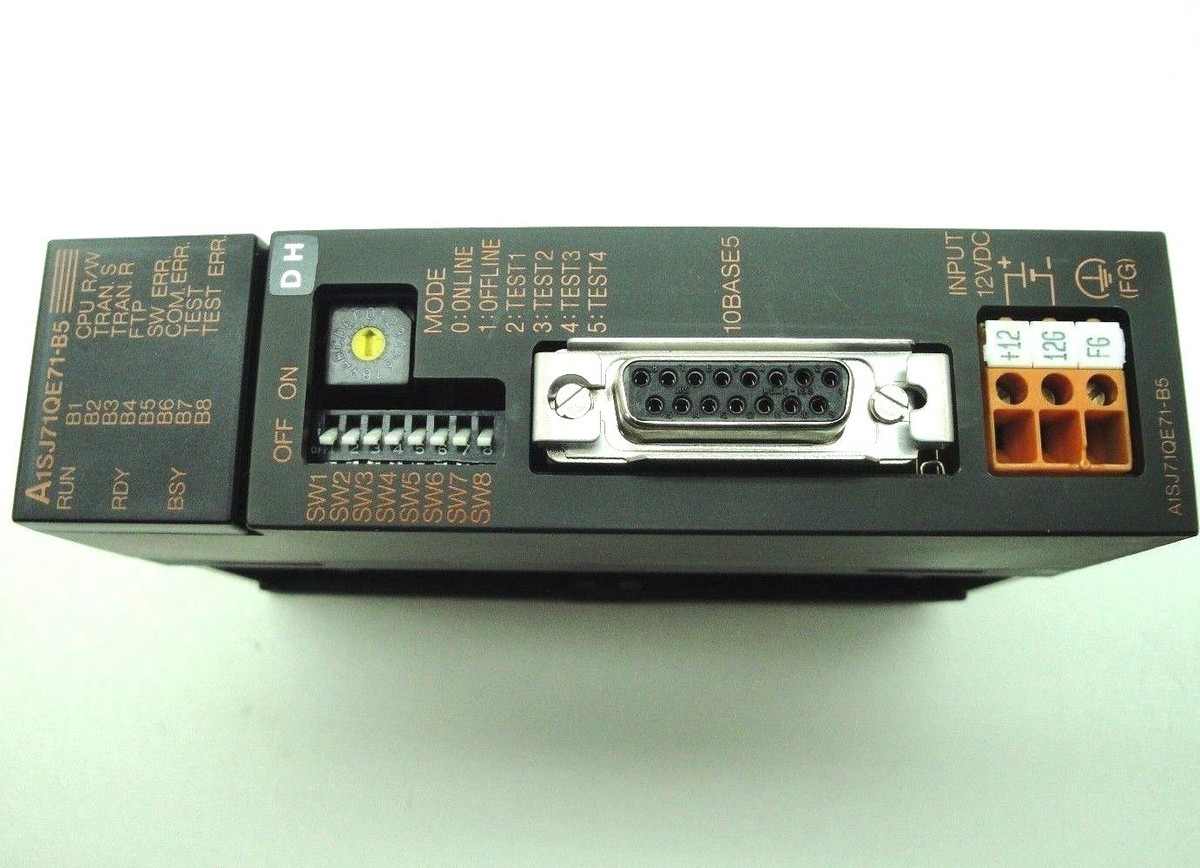 三菱 シーケンサー Ethernetインタフェース A1SJ71QE71-B5 Mitsubishi A1S-J71-QE71-B5 Ethernet I/F Module A1SJ71QE71B5 | eBay